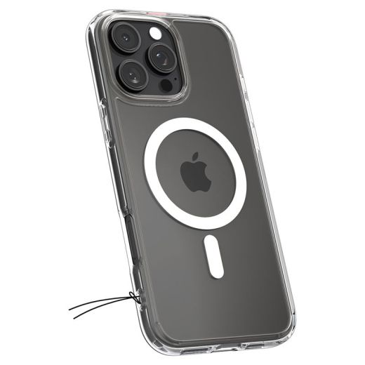 Чохол Spigen Crystal Hybrid with MagSafe White для iPhone 16 Pro Max (ACS08032)