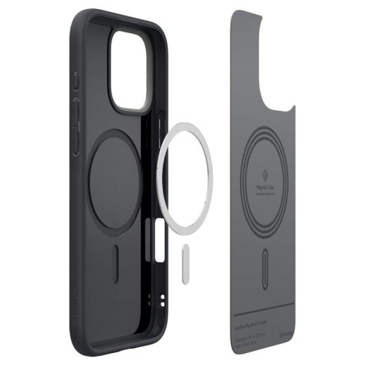 Чехол Spigen Caseology Nano Pop MagSafe Black Sesame для iPhone 16 Pro (ACS08175)