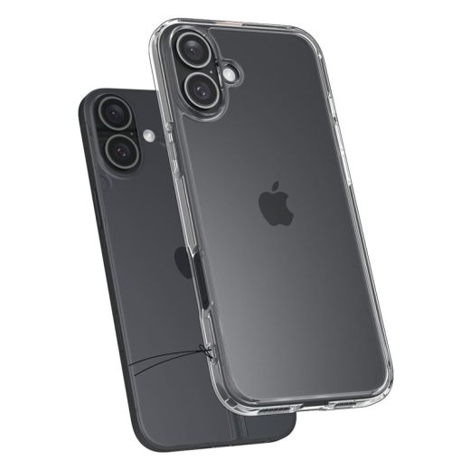Чехол Spigen Crystal Hybrid Crystal Clear для iPhone 16 (ACS08224)