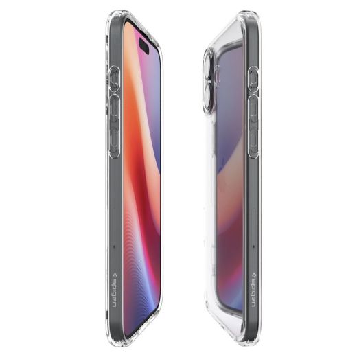 Чехол Spigen Crystal Hybrid Crystal Clear для iPhone 16 (ACS08224)