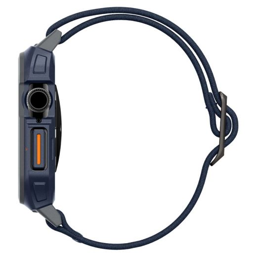 Чехол с ремешком Spigen Lite Fit Pro Navy Blue для Apple Watch Series 10 (2024) 46мм (ACS08925)