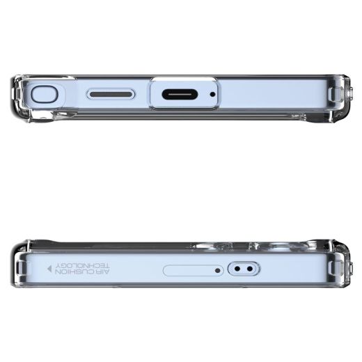 Прозорий чохол-підставка Spigen Ultra Hybrid S MagSafe Clear White для Samsung Galaxy S25 Ultra (ACS08963)