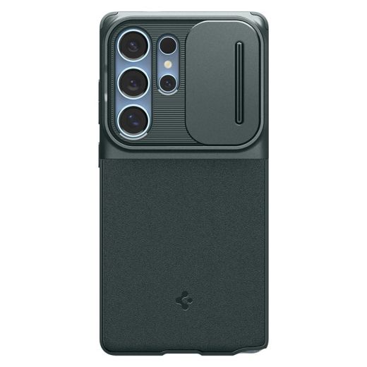 Чохол з захистом камери Spigen Optik Armor Abyss Green для Samsung Galaxy S25 Ultra (ACS08970)