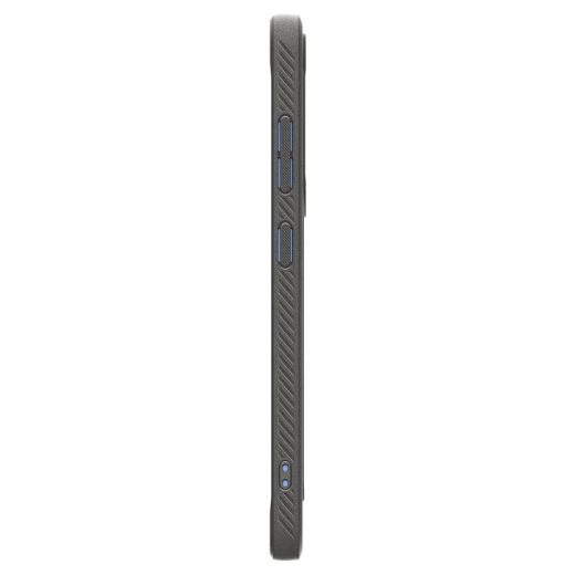 Противоударный чехол Spigen Rugged Armor MagSafe Marble Gray для Samsung Galaxy S25 (ACS08999)