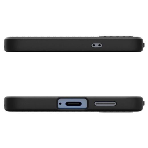 Чохол Spigen Liquid Air Matte Black для Samsung Galaxy S25 (ACS09000)