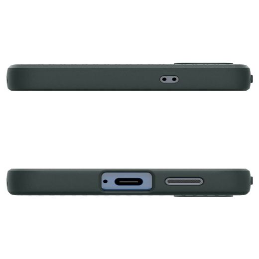 Чехол Spigen Liquid Air Abyss Green для Samsung Galaxy S25 (ACS09001)