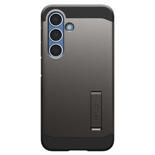 Чехол-подставка Spigen Tough Armor MagSafe Gunmetal для Samsung Galaxy S25 (ACS09009)