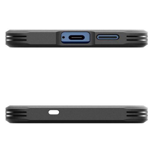 Чехол-подставка Spigen Tough Armor MagSafe Abyss Green для Samsung Galaxy S25 (ACS09010)