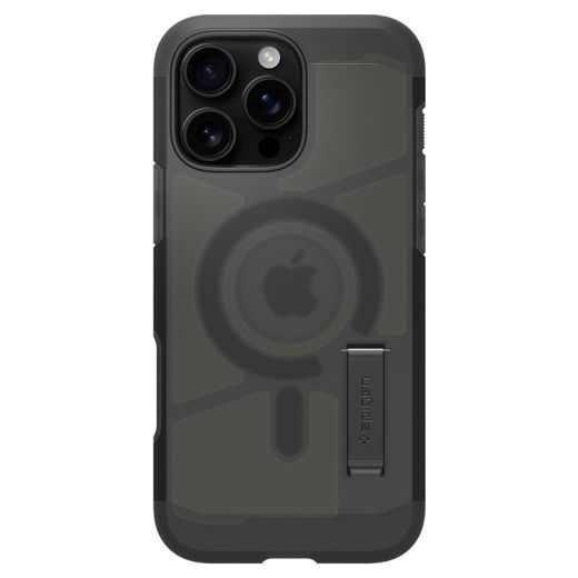 Противоударный чехол Spigen Tough Armor T MagSafe Frost Black для iPhone 16 Pro Max (ACS09070)