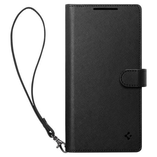 Чехол-книжка Spigen Wallet S Black для Samsung Galaxy S25 Plus (ACS09125)