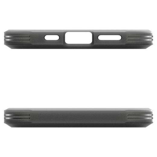 Чехол-подставка Spigen Tough Armor MagSafe Frost Black для iPhone 16e (ACS09138)