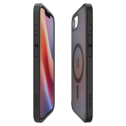 Прозорий чохол Spigen Ultra Hybrid MagSafe Frost Black для iPhone 16e (ACS09144)
