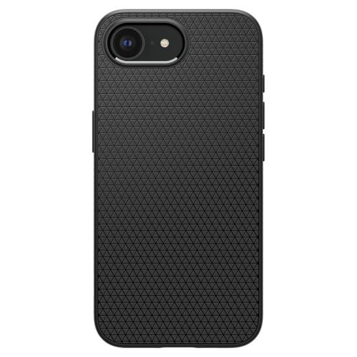 Чехол Spigen Liquid Air MagSafe Matte Black для iPhone 16e (ACS09151)