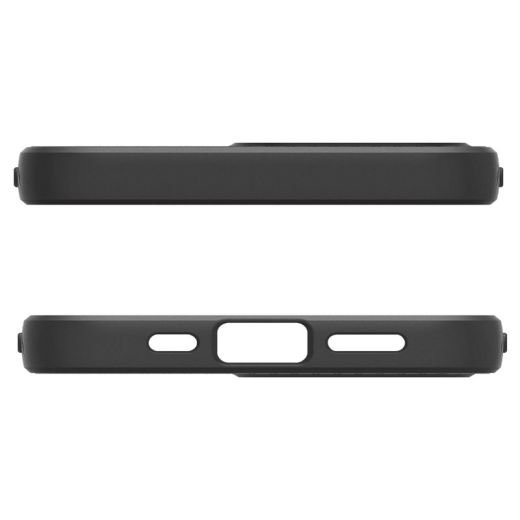 Чехол Spigen Liquid Air MagSafe Matte Black для iPhone 16e (ACS09151)