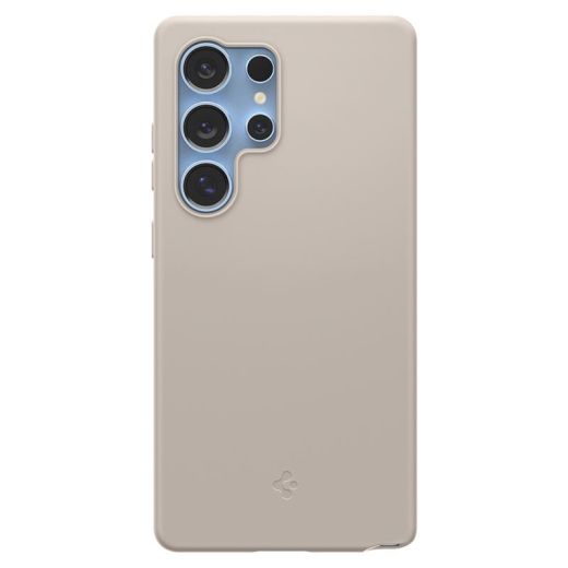 Силиконовый чехол Spigen Silicone Fit MagSafe Natural Titanium для Samsung Galaxy S25 Ultra (ACS09165)