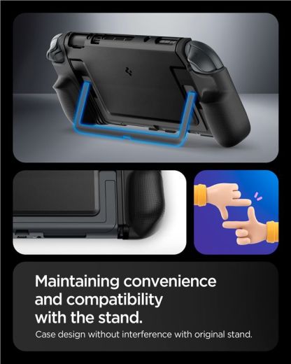 Чехол Spigen Dual Grip Black для Nintendo Switch 2 (ACS09310)