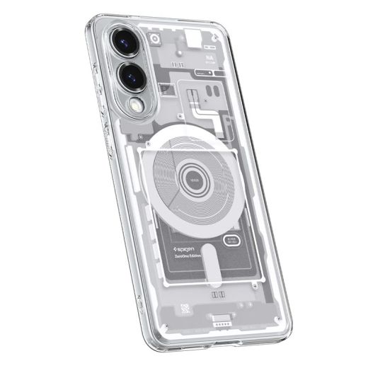 Чохол Spigen Ultra Hybrid Zero One (MagFit) White для Samsung Galaxy S25 Edge (ACS09417)