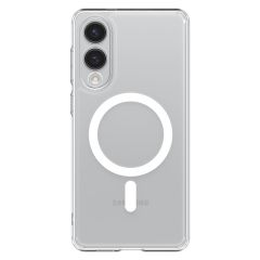 Прозрачный чехол Spigen Ultra Hybrid (MagFit) Clear White для Samsung Galaxy S25 Edge (ACS09418)