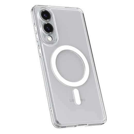 Прозрачный чехол Spigen Ultra Hybrid (MagFit) Clear White для Samsung Galaxy S25 Edge (ACS09418)