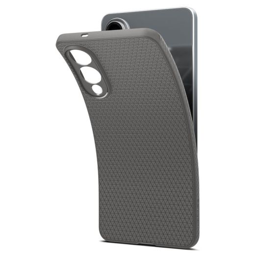 Чохол Spigen Liquid Air Marble Gray для Samsung Galaxy S25 Edge (ACS09421)