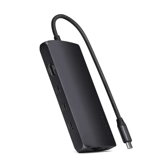Адаптер Satechi USB-C Multiport Adapter 8K With Ethernet V3 Midnight (ST-P8KED)