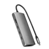 Адаптер Satechi USB-C Multiport Adapter 8K With Ethernet V3 Space Gray (ST-P8KEM)