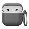 Чехол с карабином CasePro Case Advanced Ash для AirPods 4
