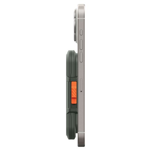 Магнитный кошелек Spigen iPhone Lock Fit MagSafe Wallet Military Green (AFA08528)