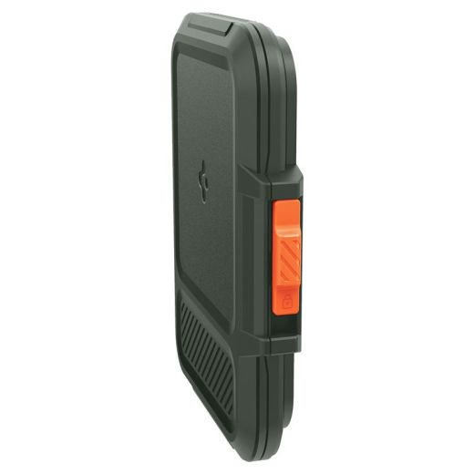 Магнитный кошелек Spigen iPhone Lock Fit MagSafe Wallet Military Green (AFA08528)