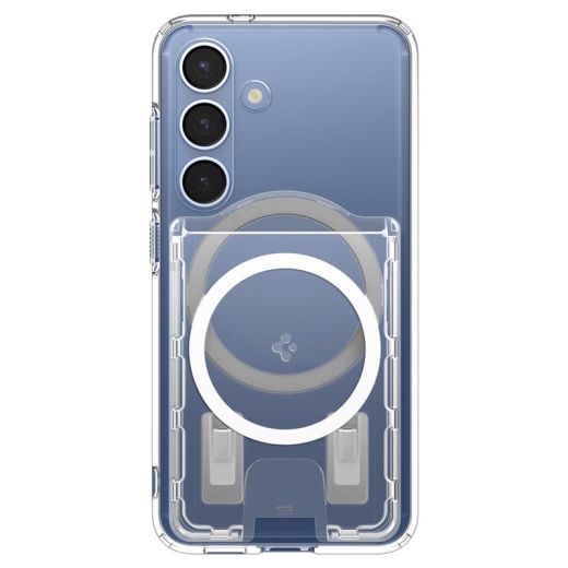Магнітний гаманець Spigen Ultra Hybrid Wallet MagSafe+ Crystal Clear для Samsung Galaxy S25 Series (AFA09207)