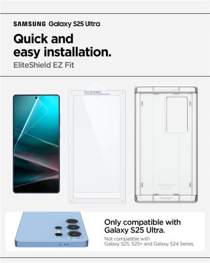 Захисна плівка Spigen EliteShield EZ Fit HD 1 Pack для Samsung Galaxy S25 Ultra (AFL09083)