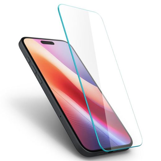 Захисне скло Spigen Glass tR Slim HD 1 Pack Transparency для iPhone 16 Plus | 15 Plus (AGL06890)