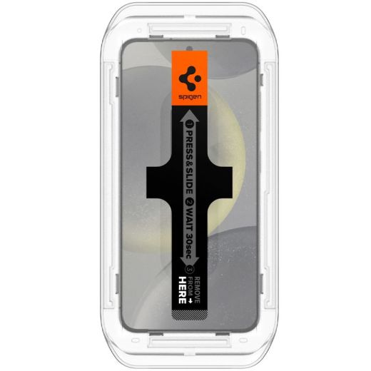 Защитное стекло антишпион Spigen Glass tR EZ Fit Privacy 2 Pack для Samsung Galaxy S24 (AGL07627)