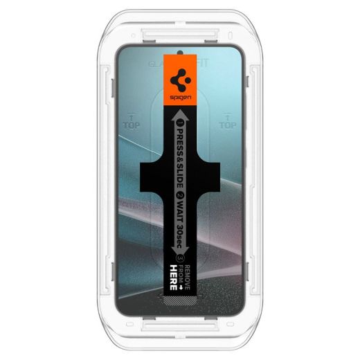 Защитное стекло антишпион Spigen Glass tR EZ Fit HD (Privacy) 2 шт. для Samsung Galaxy S25 | S24 (AGL09308)