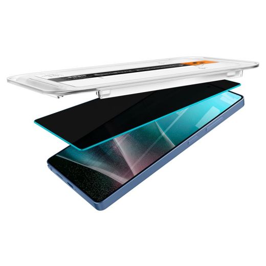 Захисне скло антишпигун Spigen Glass tR EZ Fit HD Privacy 2 шт. для Galaxy S25 Ultra (AGL09335)