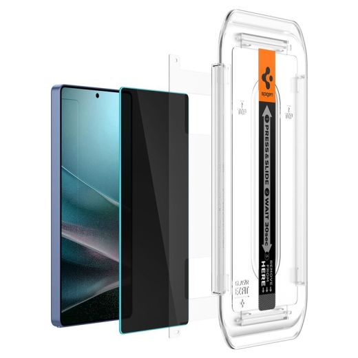 Захисне скло антишпигун Spigen Glass tR EZ Fit HD Privacy 2 шт. для Galaxy S25 Ultra (AGL09335)