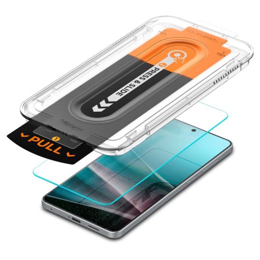 Захисне скло Spigen Glass tR EZ Fit HD 1 Pack Transparency для Samsung Galaxy S25 Edge (AGL09411)