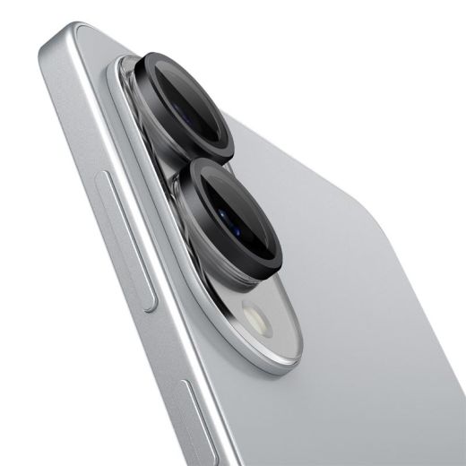 Захисне скло для камери Spigen Glass tR EZ Fit Optik Pro HD 2 Pack Black для Samsung Galaxy S25 Edge (AGL09413)