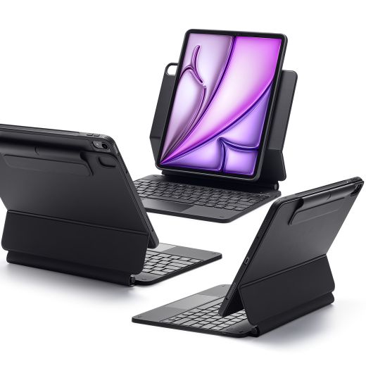 Чохол-клавіатура ESR Rebound Magnetic Keyboard Case 360 US Layout-Black для iPad Air 13” (2024) (6B0240101)
