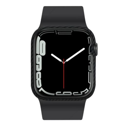 Карбоновый чехол Pitaka Air Case 600D Black/Grey (Twill) для Apple Watch 9 | 8 | 7  45mm (KW2002A)