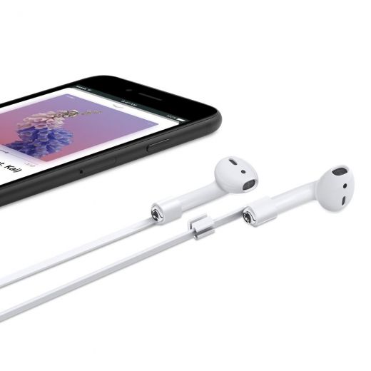 Мотузка Spigen TEKA® AirPods Strap White для AirPods