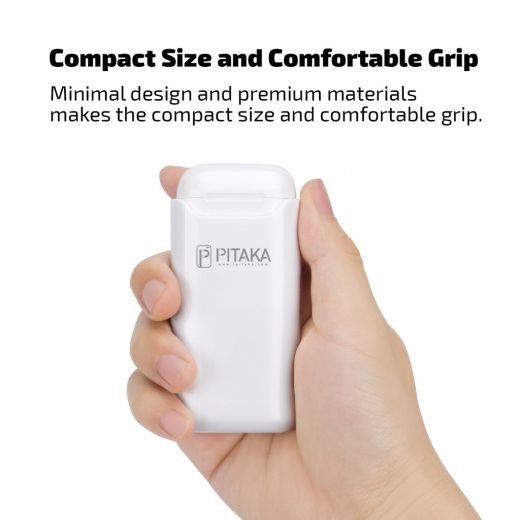 Чохол Pitaka Air Pal Essential White для AirPods