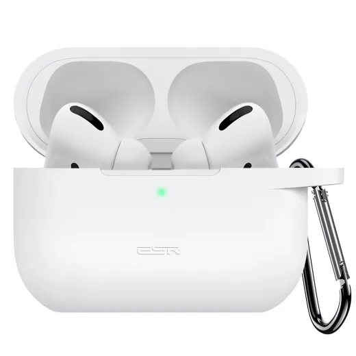 Силиконовый чехол с карабином ESR Bounce Carrying Case White для AirPods Pro 2 (2022)