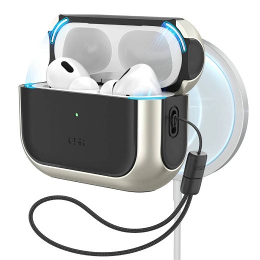 Чехол с ремешком ESR Orbit Hybrid Case (HaloLock) Titanium для AirPods Pro 2 (2022) (1C0020704)