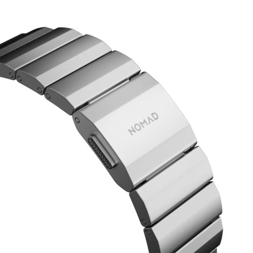Металевий ремінець Nomad Aluminum Band Silver для Apple Watch 49мм | 45мм | 44мм