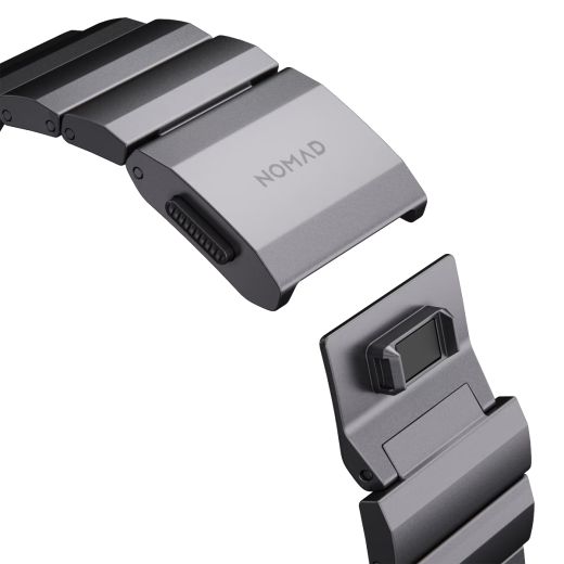 Металлический ремешок Nomad Aluminum Band Space Gray для Apple Watch 49мм | 45мм | 44мм