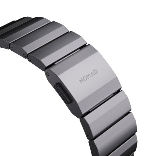 Металлический ремешок Nomad Aluminum Band Space Gray для Apple Watch 49мм | 45мм | 44мм