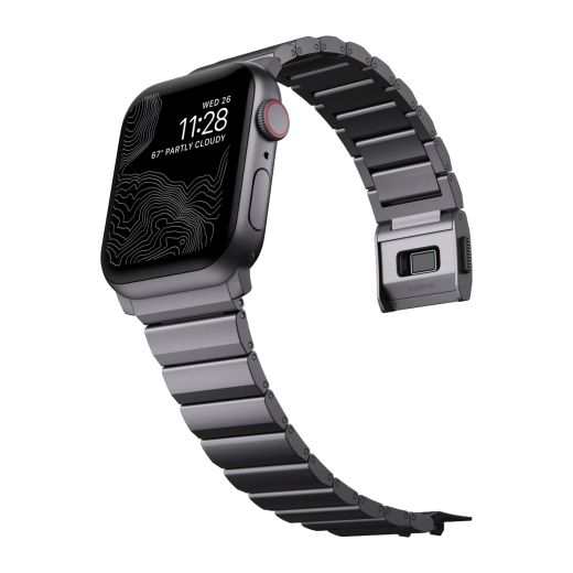 Металлический ремешок Nomad Aluminum Band Space Gray для Apple Watch 49мм | 45мм | 44мм