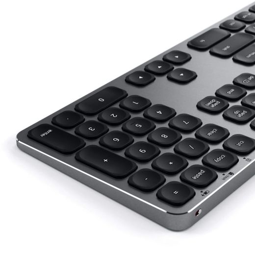 Беспроводная клавиатура Satechi Aluminum Bluetooth Wireless Keyboard Space Gray (ST-AMBKM)