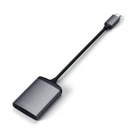 Адаптер Satechi Type-C Aluminum UHS-II Micro/SD Card Reader Adapter Space Gray (ST-TCU3CRM)